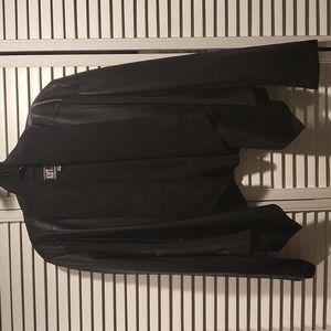 Kut from the Kloth Faux Leather and Suede Moto Jacket